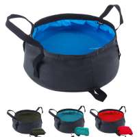 8.5L Durable Outdoor Camping Portable Collapsible Wash Folding Water Basin Bucket