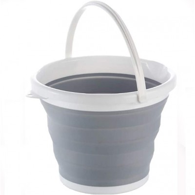 Foldable Plastic Washtub BPA-Free,Multi-function Folding Bucket For indoor and outdoor,10L Portable Lightweight Collapsible Wash